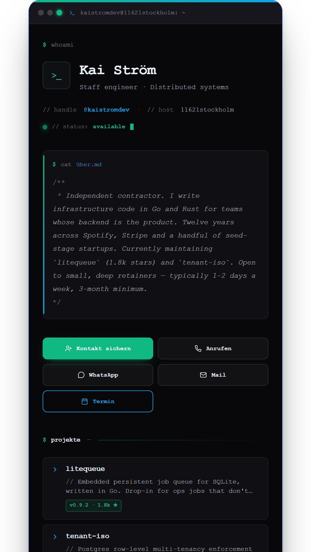 Developer — Tech
