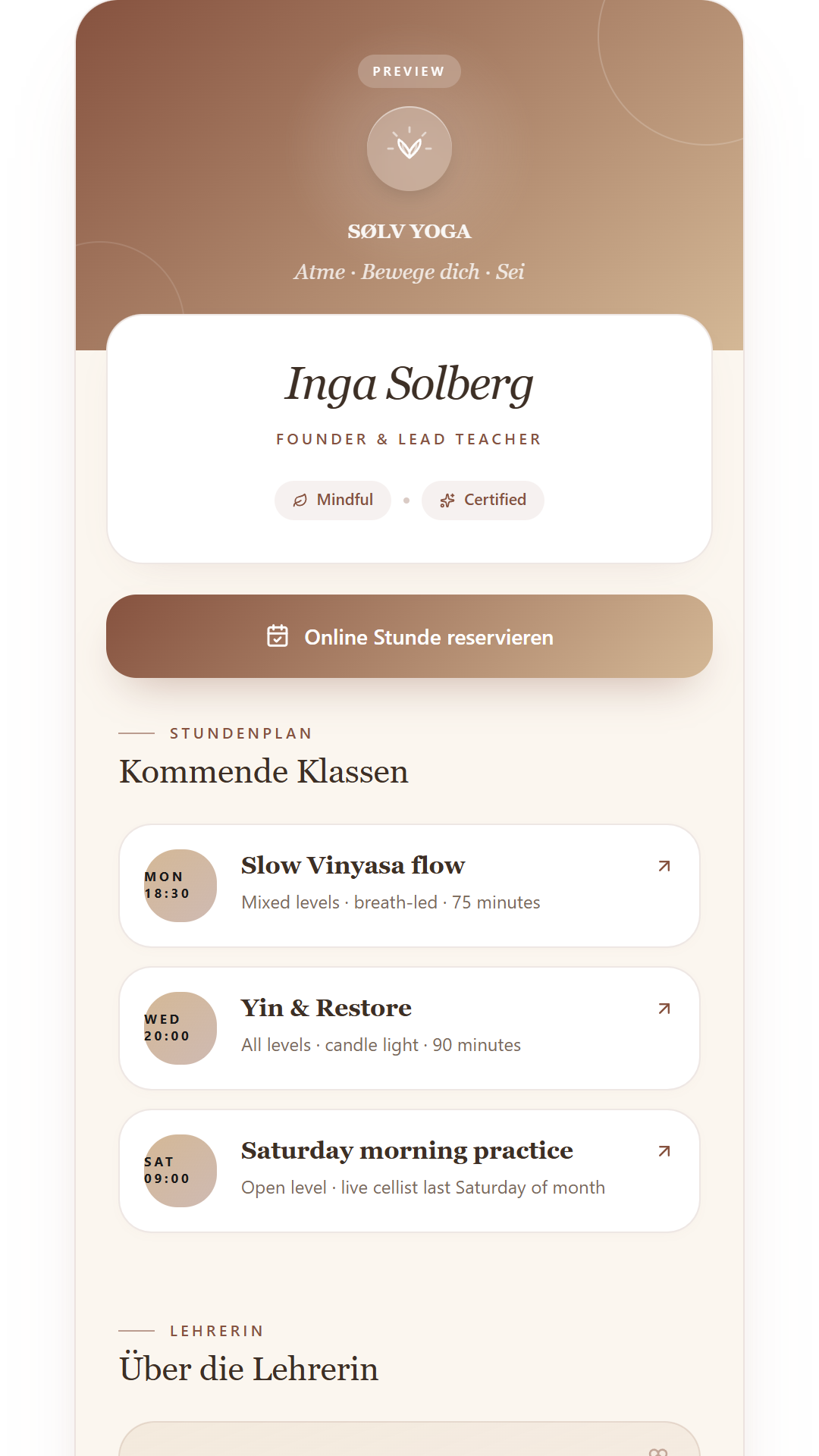 Yoga Studio — Fitness