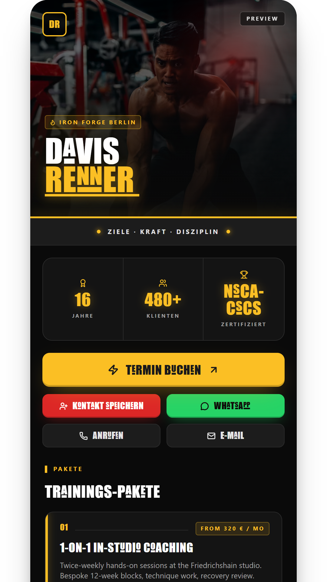 Personal Trainer — Fitness
