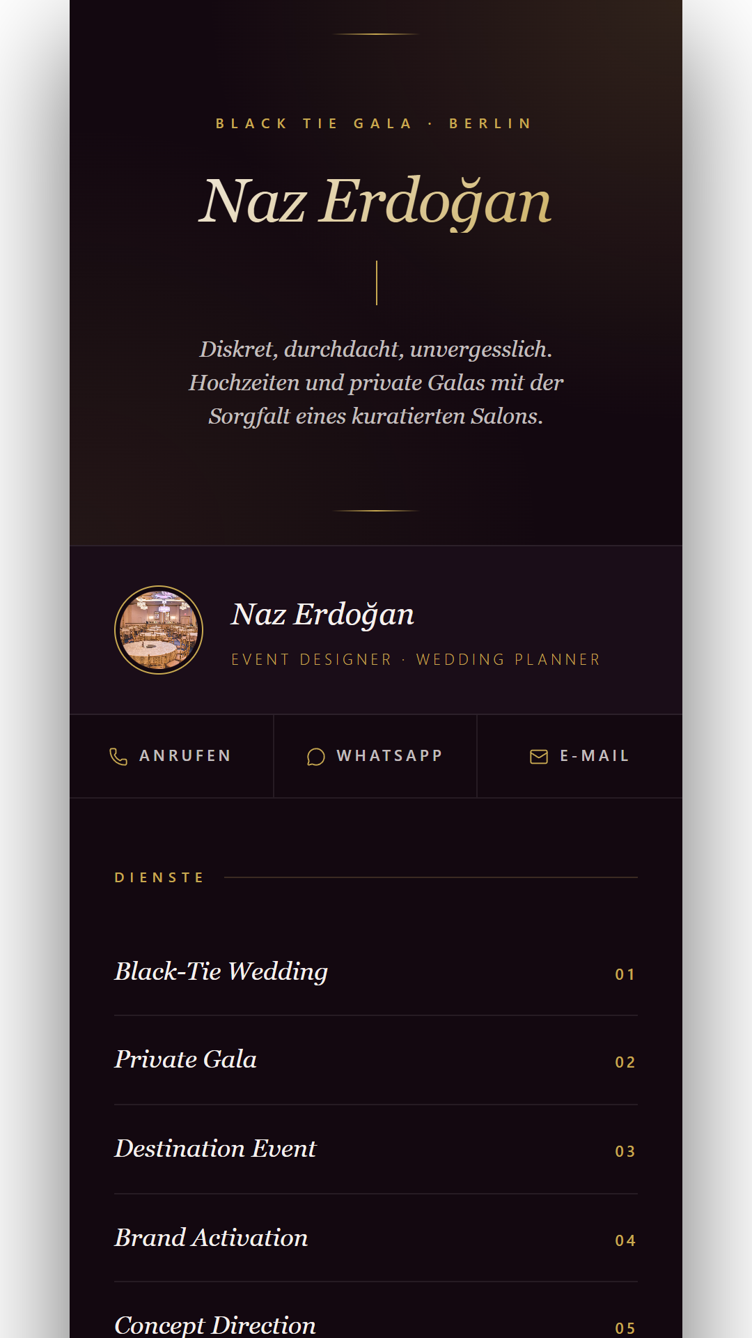 Event Planner — Noir — Event Planner