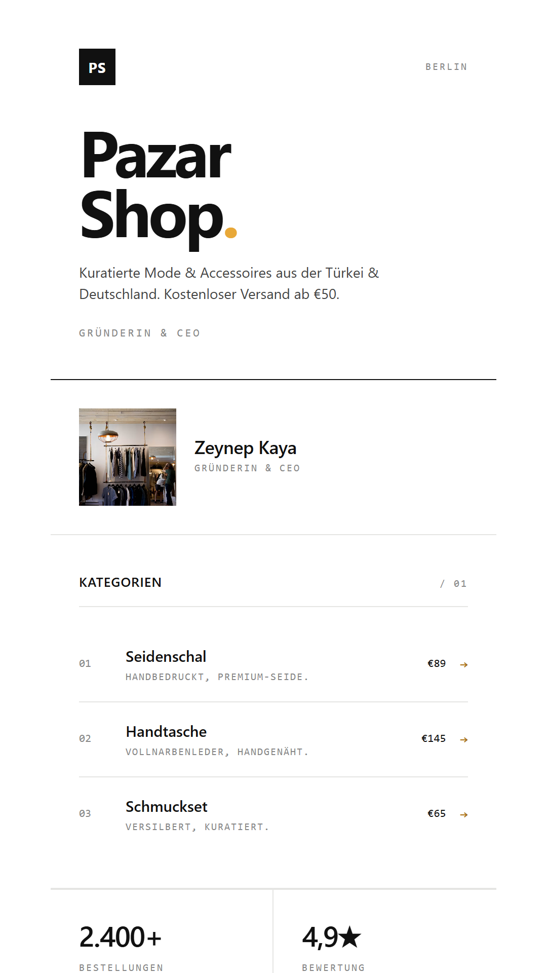 E-commerce — Pure — Retail